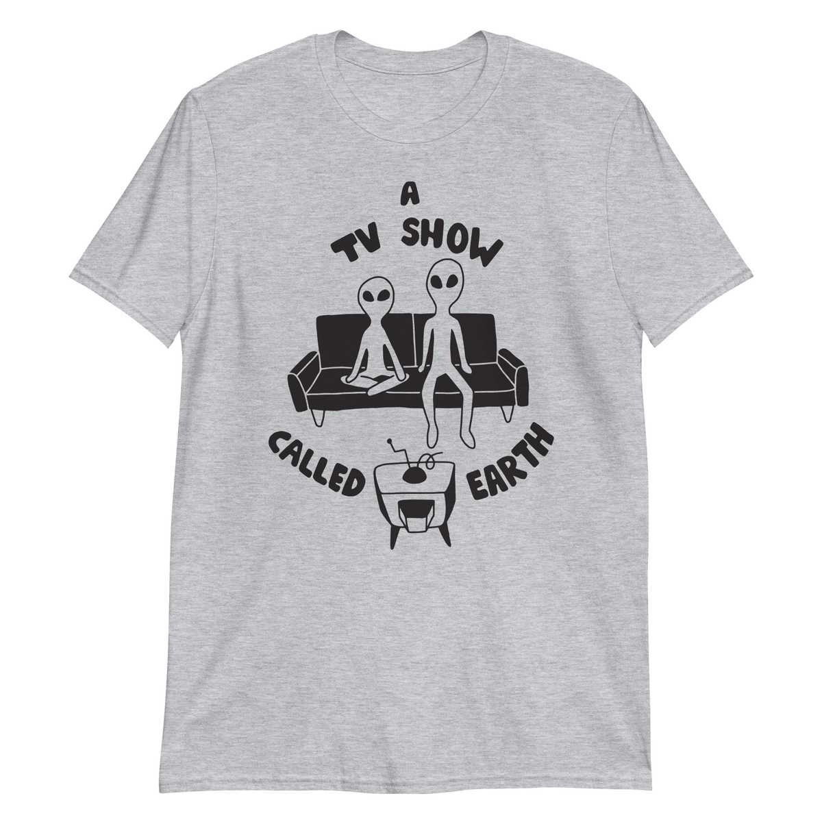 A TV Show Called Earth Tee (White + Grey)
