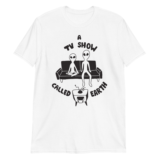 A TV Show Called Earth Tee (White + Grey)
